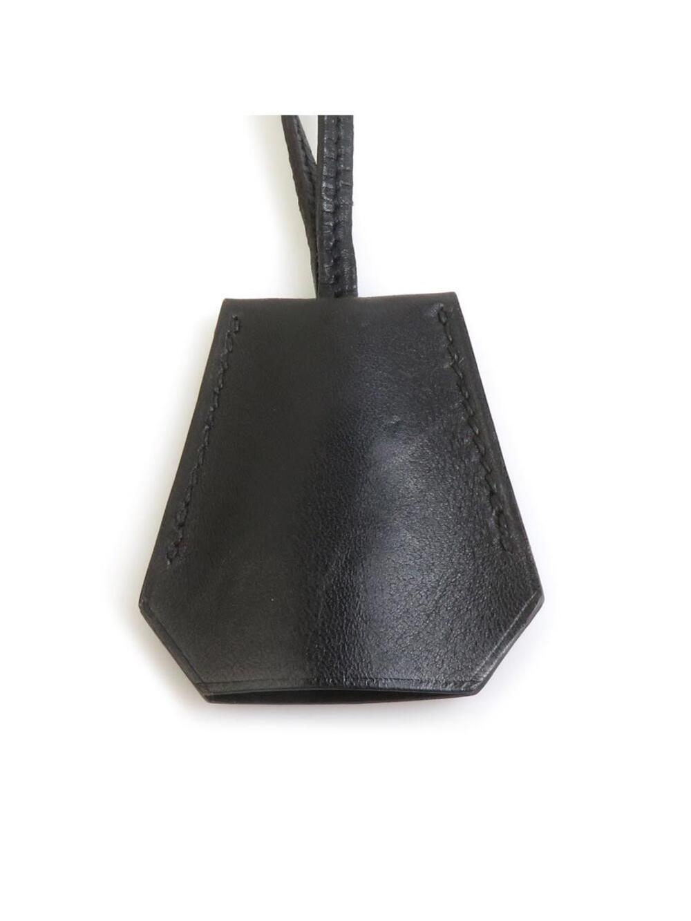 Auth Hermes Neck Strap Clochette Black #371790H19B